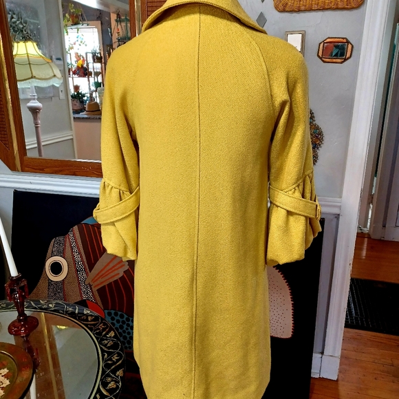 VTG Style Anthropologie Mustard Seed Yellow Jacket - Picture 6 of 13